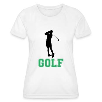 golfe - T-shirt sport Femme - blanc - Devant - AI Model Female 172 dark (172cm)