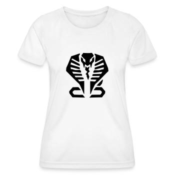 Cobra - T-shirt sport Femme - blanc - Devant - AI Model Female 172 dark (172cm)