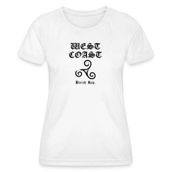 WestküsteBreizh - Frauen Funktions-T-Shirt - Weiß - Vorne - AI Model Female 172 dark (172cm)