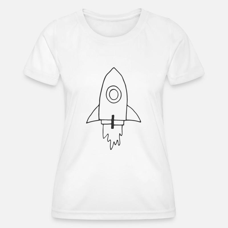 rocket - Women's Functional T-Shirt - white