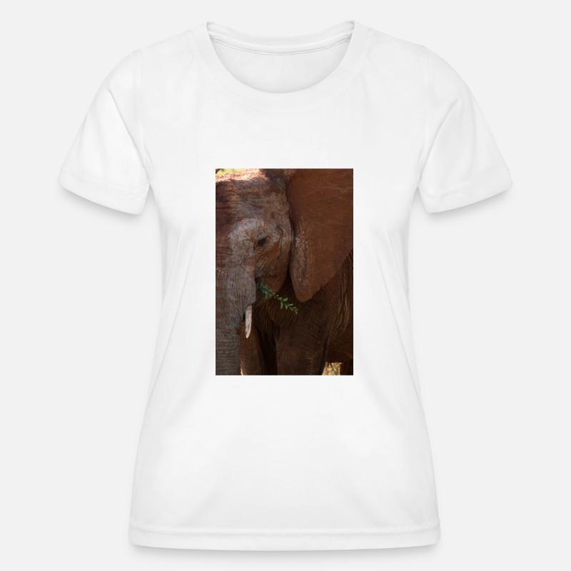 Elephant - Women's Functional T-Shirt - white