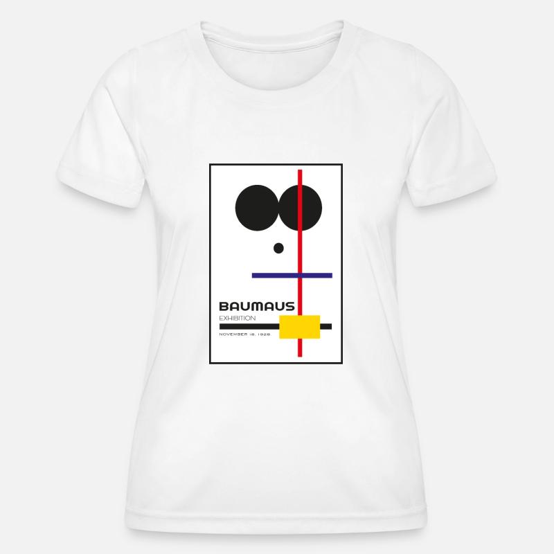 Baubau's Exhibition - Women's Functional T-Shirt - white