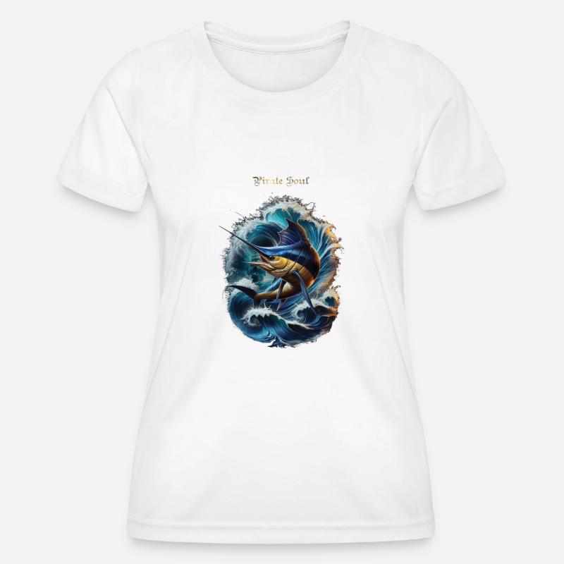 spearfish - Women's Functional T-Shirt - white
