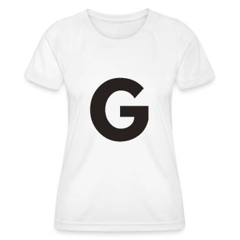 G - Women's Functional T-Shirt - white - Front - AI Model Female 172 dark (172cm)