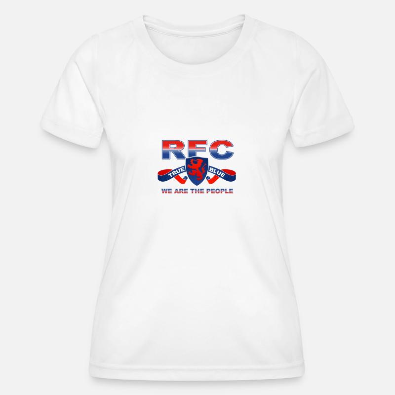 true blue - Women's Functional T-Shirt - white