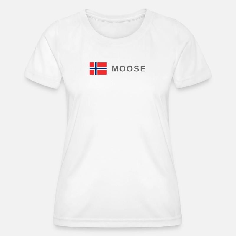 Moose Norway - Women's Functional T-Shirt - white