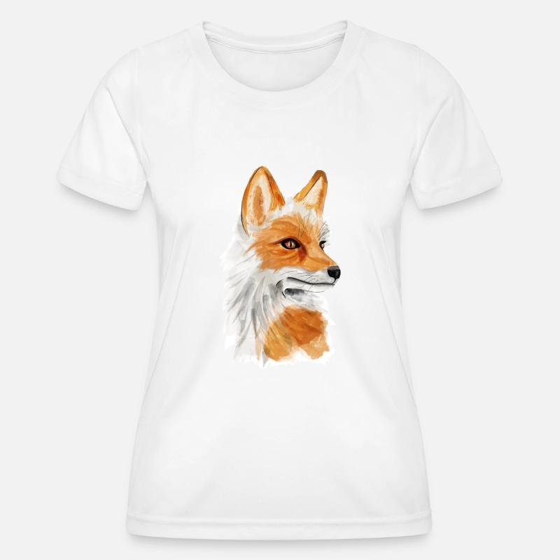 Majestic fox - Women's Functional T-Shirt - white