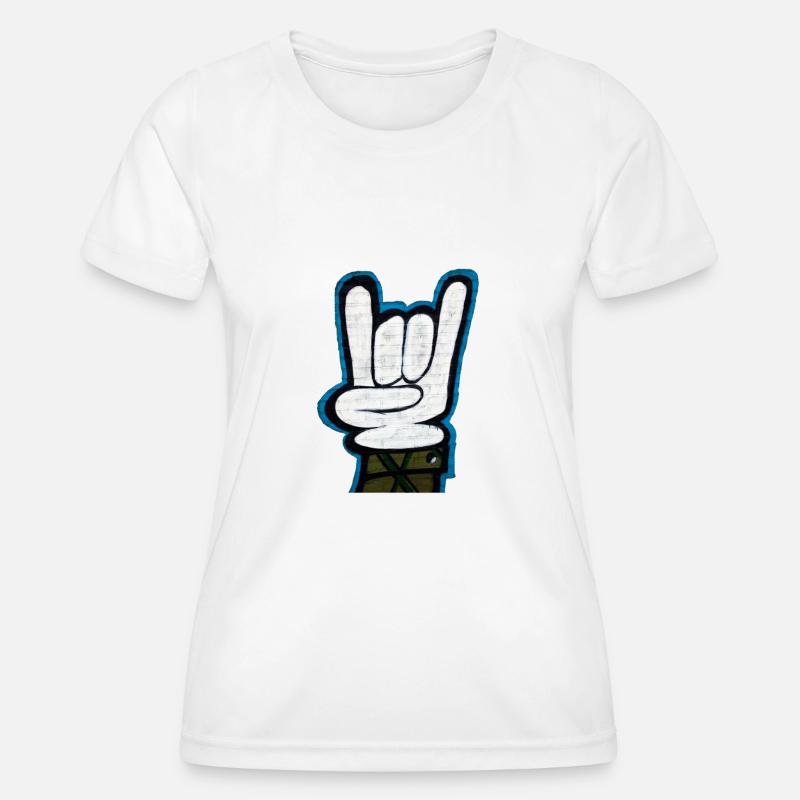 graffiti - Women's Functional T-Shirt - white
