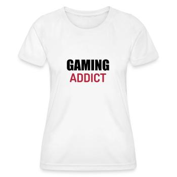 Gaming Gamer Video Game Player Geek - Women's Functional T-Shirt - white - Front - AI Model Female 172 dark (172cm)