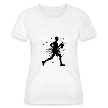 Jogging Femme Jogging Jogging Homme Course à pied - T-shirt sport Femme - blanc - Devant - AI Model Female 172 dark (172cm)