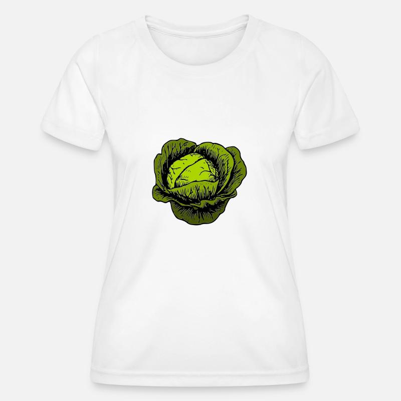 cabbage - Women's Functional T-Shirt - white