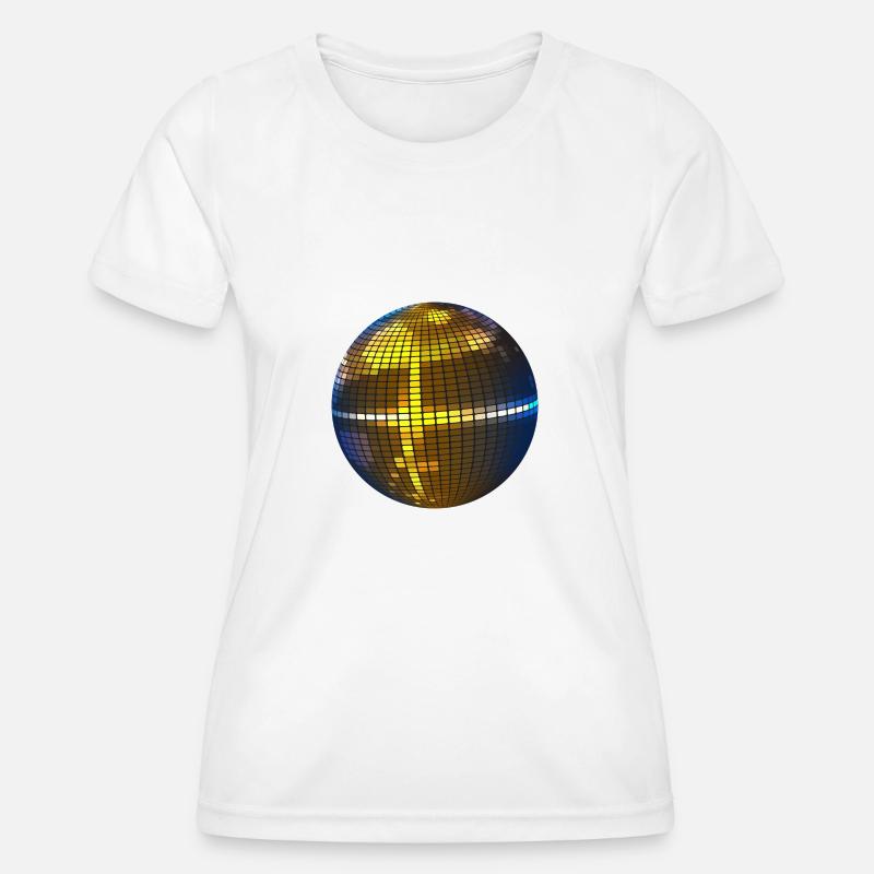 Disco ball - Women's Functional T-Shirt - white