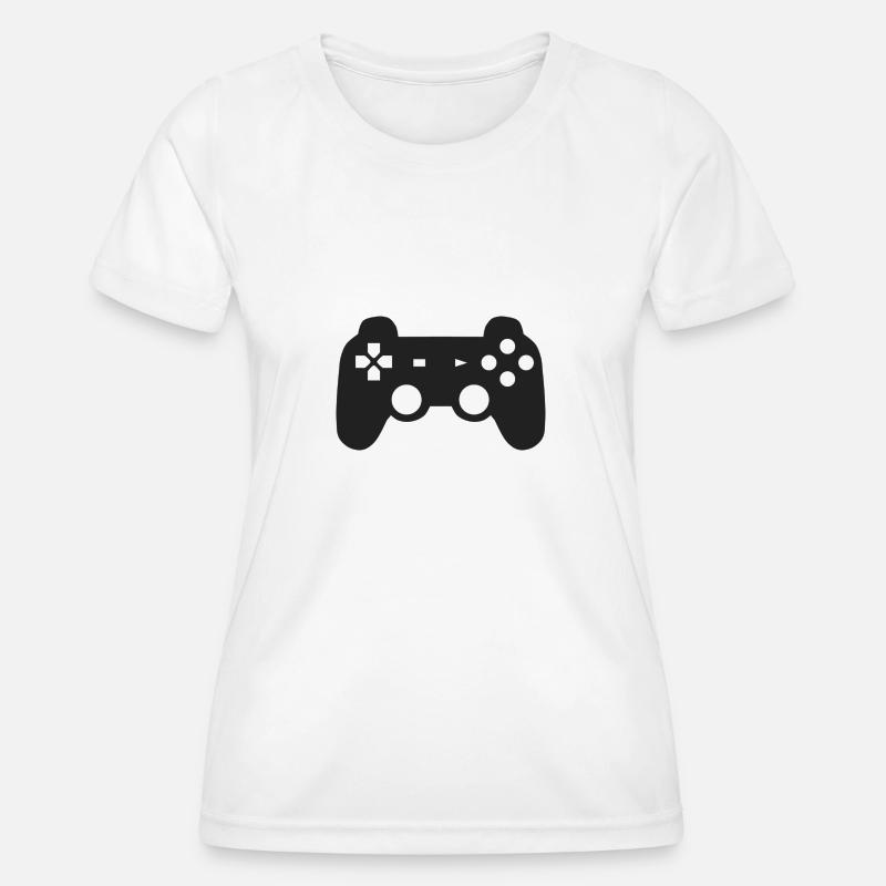 controller - Women's Functional T-Shirt - white