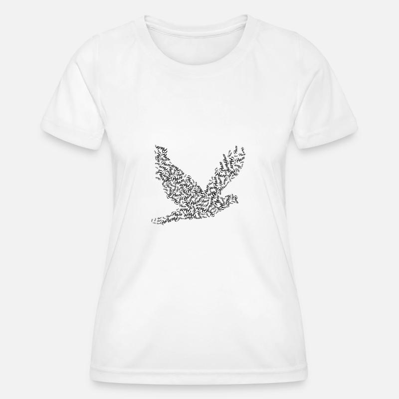 Bird Peace - Women's Functional T-Shirt - white