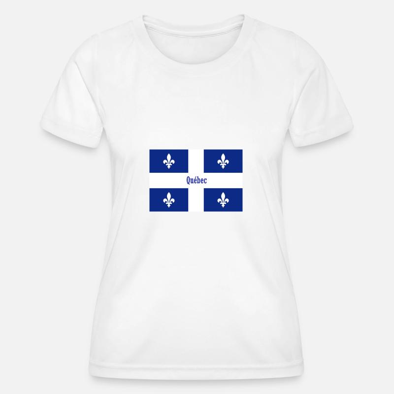 Quebec - Women's Functional T-Shirt - white