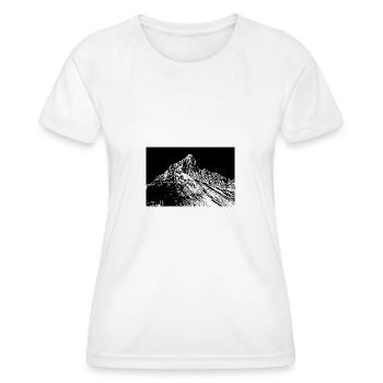 Karnische Alpen - Frauen Funktions-T-Shirt - Weiß - Vorne - AI Model Female 172 dark (172cm)