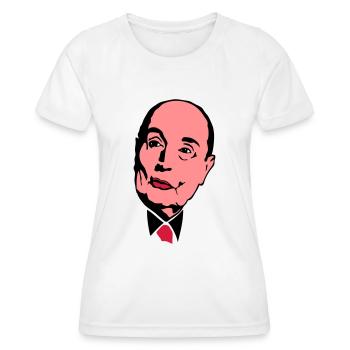 Francois Mitterrand Führer - Frauen Funktions-T-Shirt - Weiß - Vorne - AI Model Female 172 dark (172cm)