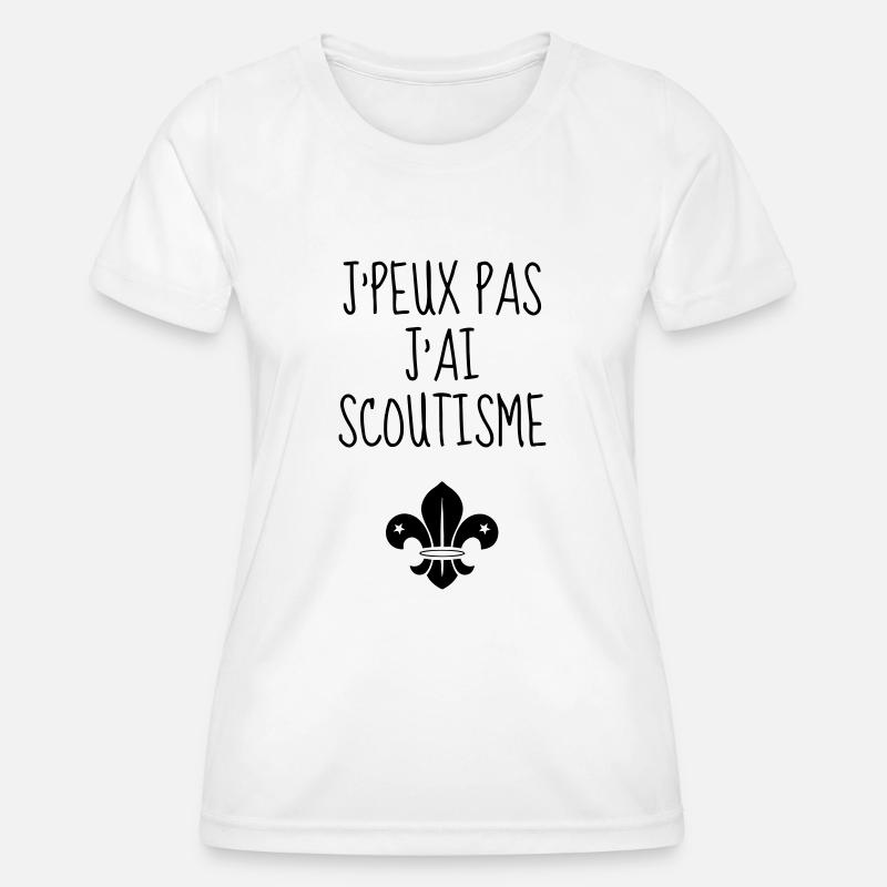 Scout Scouting Pfadfinder Pfadfinderin Scoutisme - Women's Functional T-Shirt - white