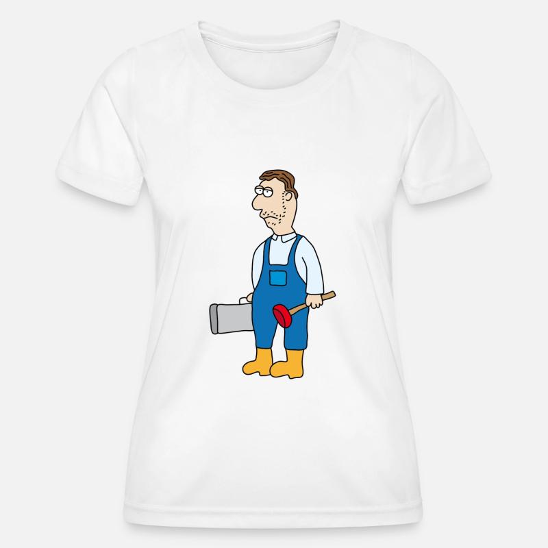Janitor - Women's Functional T-Shirt - white