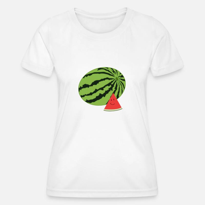 Happy Watermelon - Women's Functional T-Shirt - white