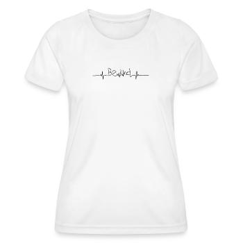 Be Kind heart line art - Women's Functional T-Shirt - white - Front - AI Model Female 172 dark (172cm)