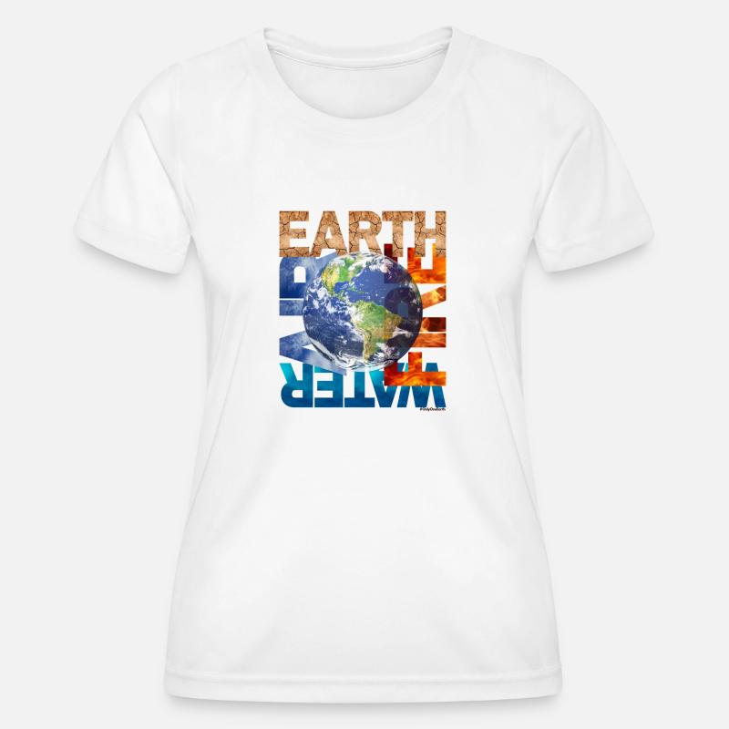 OnlyOneEarth - Women's Functional T-Shirt - white