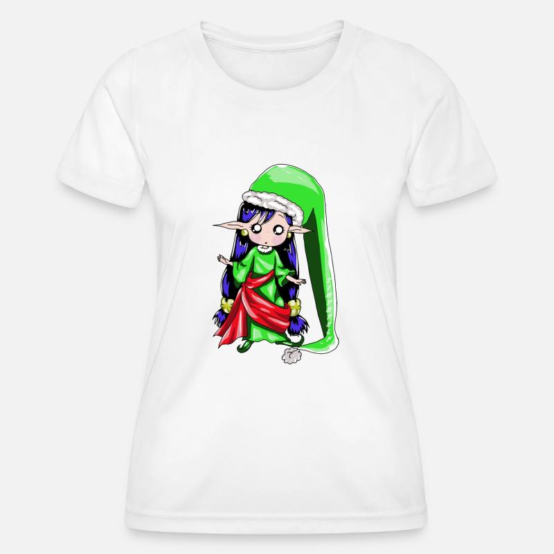 Christmas Elf - Women's Functional T-Shirt - white