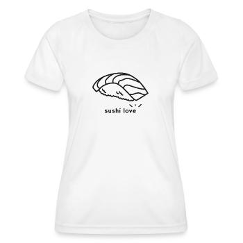 Sushi - T-shirt sport Femme - blanc - Devant - AI Model Female 172 dark (172cm)