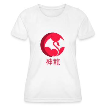 Dragon - T-shirt sport Femme - blanc - Devant - AI Model Female 172 dark (172cm)