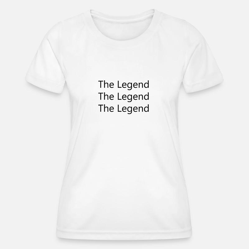 The Legend - Women's Functional T-Shirt - white