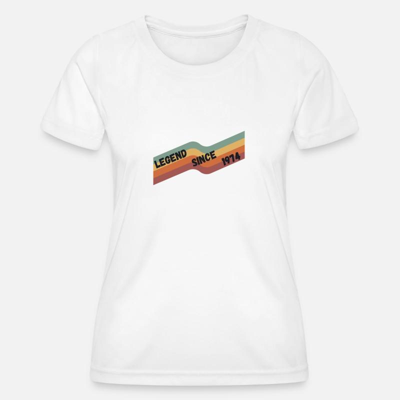 1974 - Women's Functional T-Shirt - white