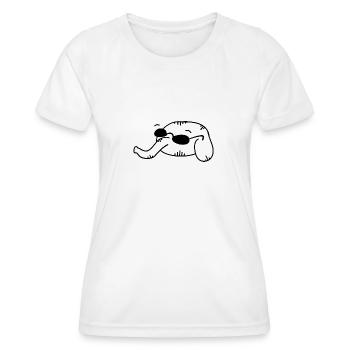 Elephant Sunglasses - Women's Functional T-Shirt - white - Front - AI Model Female 172 dark (172cm)