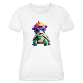 Turtle - Women's Functional T-Shirt - white - Front - AI Model Female 172 dark (172cm)