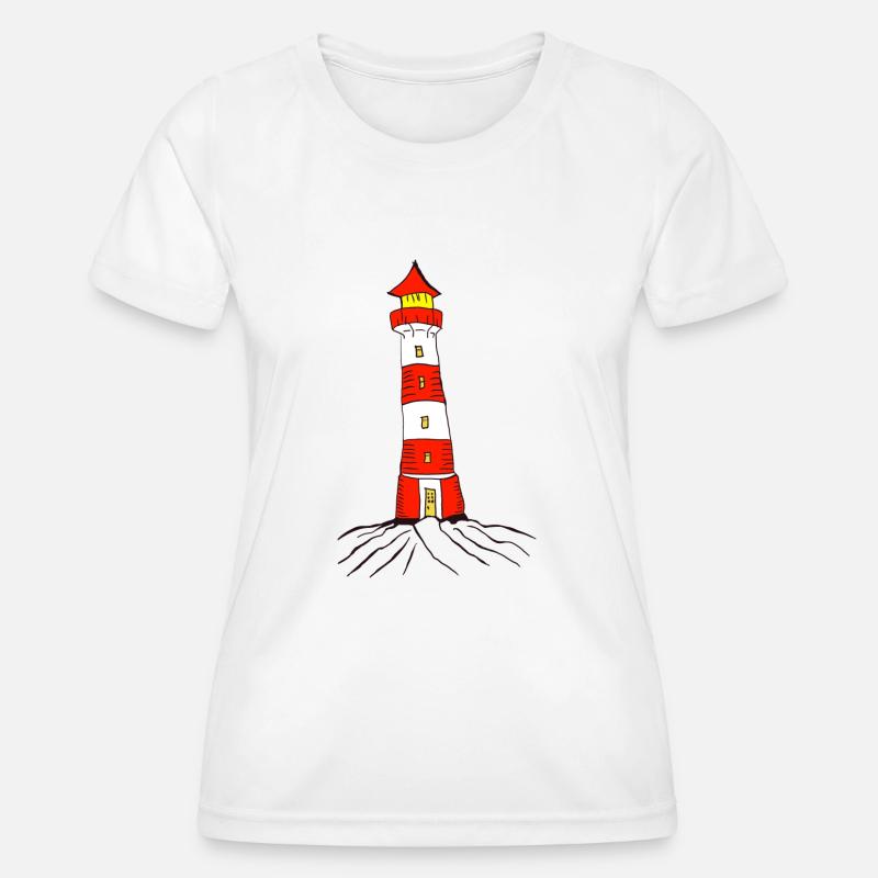 lighthouse - Women's Functional T-Shirt - white