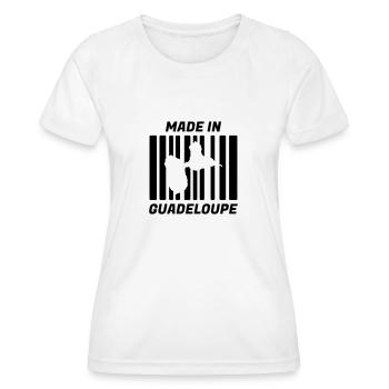 Guadeloupe 971 Guadeloupéen Guadeloupéenne Gwada - Women's Functional T-Shirt - white - Front - AI Model Female 172 dark (172cm)