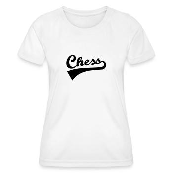 Chess - T-shirt sport Femme - blanc - Devant - AI Model Female 172 dark (172cm)