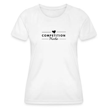 Mode Compétition - T-shirt sport Femme - blanc - Devant - AI Model Female 172 dark (172cm)