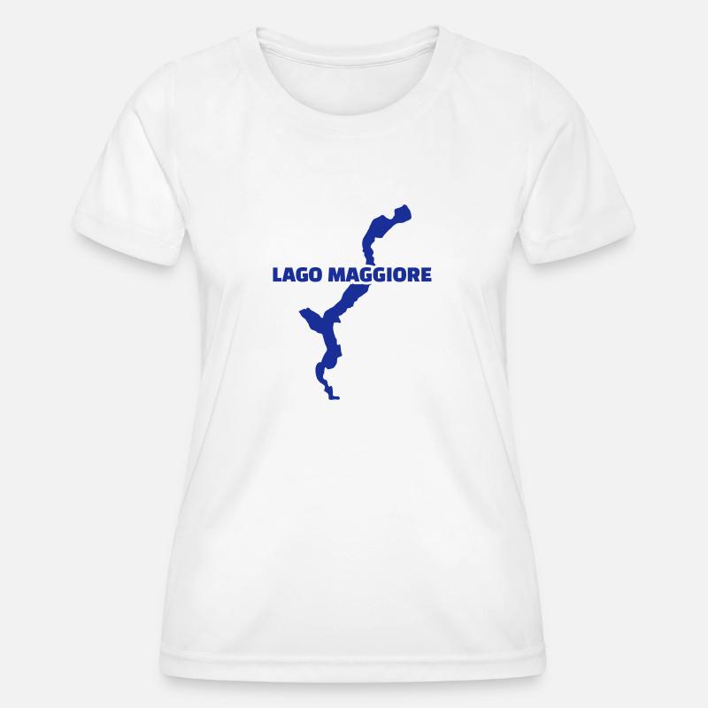 Lago maggiore - Women's Functional T-Shirt - white