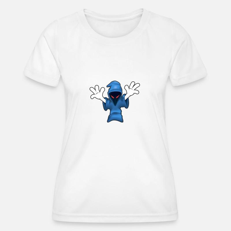 Judgement Day Classic Ghost Logo - Women's Functional T-Shirt - white