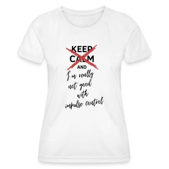 Vampire Academy Keep calm - Frauen Funktions-T-Shirt - Weiß - Vorne - AI Model Female 172 dark (172cm)