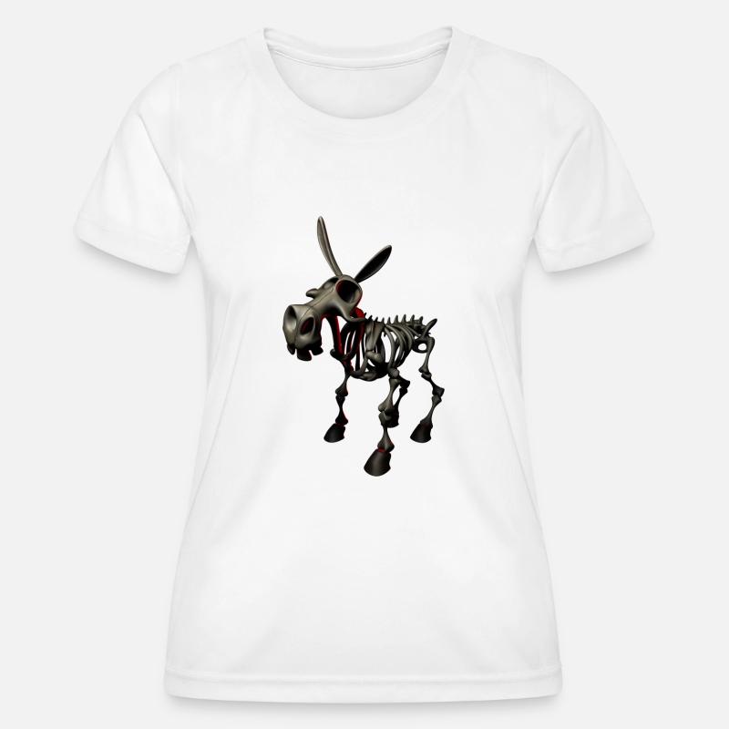 Hell's Donkey - Donkey from hell - Women's Functional T-Shirt - white