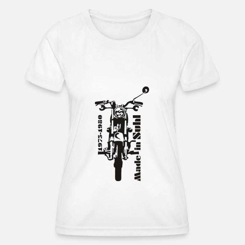 Simson s50 Front - Frauen Funktions-T-Shirt - Weiß