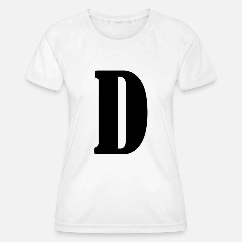 D - Women's Functional T-Shirt - white