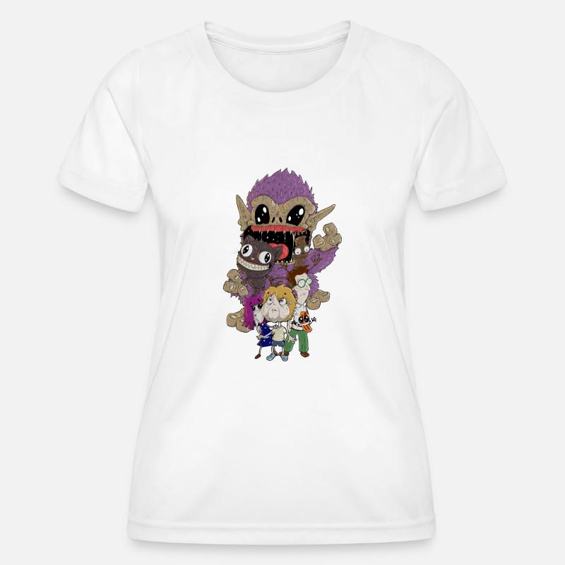 Benjamin Bacon Comic - Women's Functional T-Shirt - white