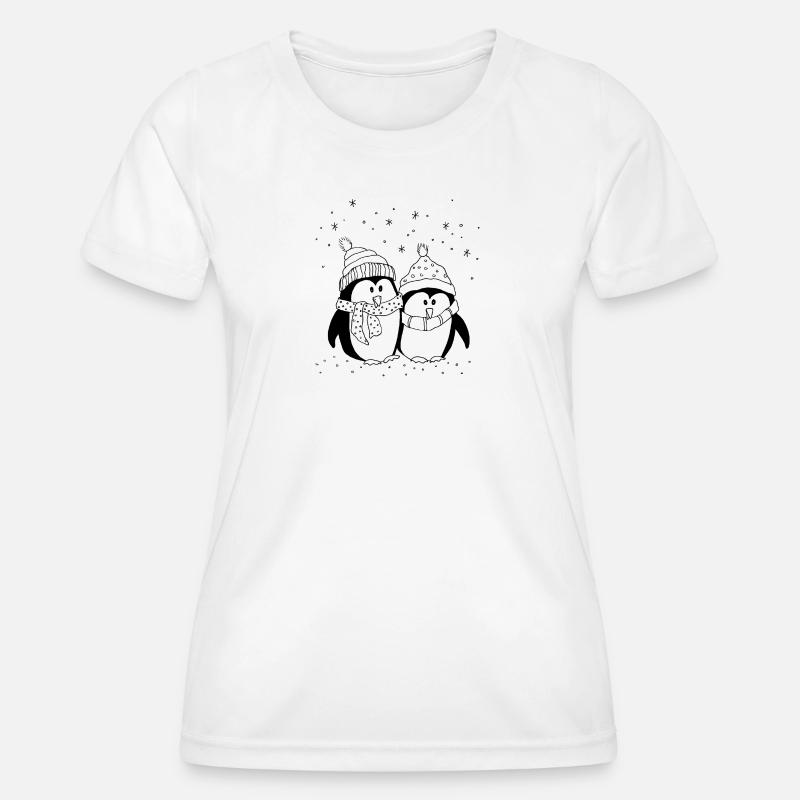 penguins - Women's Functional T-Shirt - white