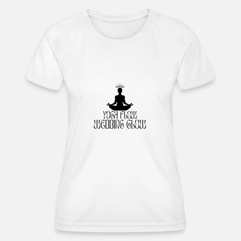 YOGA FLOW - Wedding Glow - Women's Functional T-Shirt - white