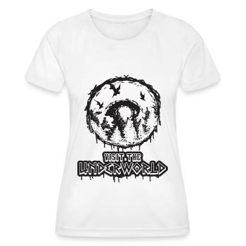 Visit The Underworld History Greek Mythology Lover - Women's Functional T-Shirt - white - Front - AI Model Female 172 dark (172cm)