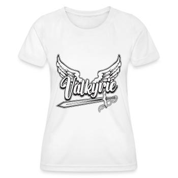 Valkyrie Norse Goddess Scandinavian Valkyries - Frauen Funktions-T-Shirt - Weiß - Vorne - AI Model Female 172 dark (172cm)
