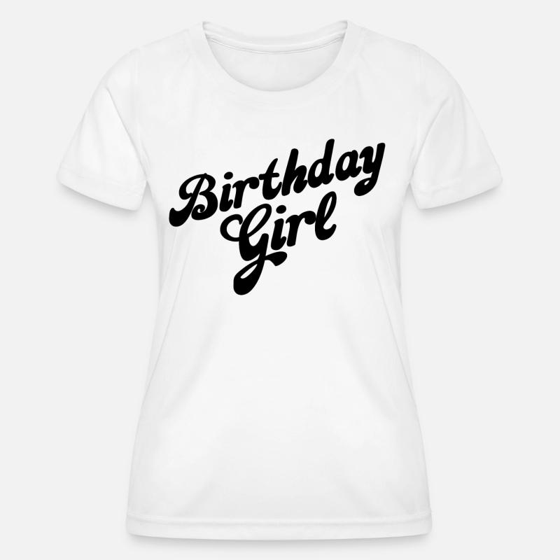Birthday Day - Women's Functional T-Shirt - white