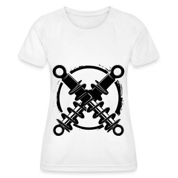 Atelier - Tournevis Tournevis Amateur - T-shirt sport Femme - blanc - Devant - AI Model Female 172 dark (172cm)